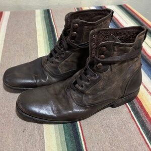 John Varvatos collection Limited Edition Lace-Up Bowery Boot. Size 8.5 EU 41.5